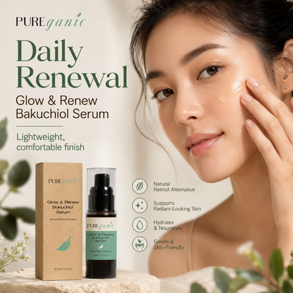 PUREganic Glow & Renew Bakuchiol Serum