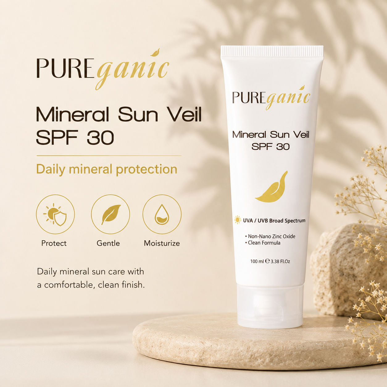 PUREganic Mineral Sun Veil SPF 30