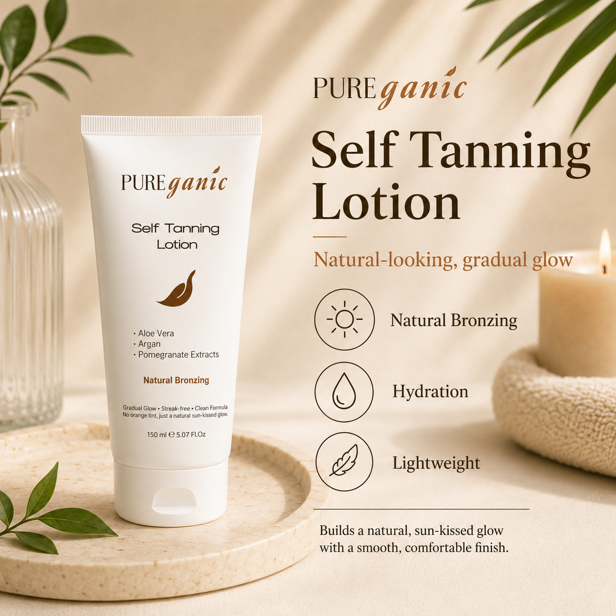 PUREganic Self Tanning Lotion