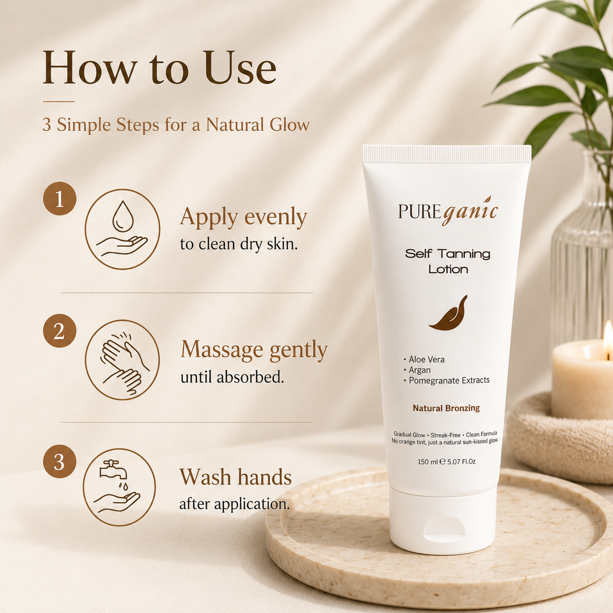 PUREganic Self Tanning Lotion
