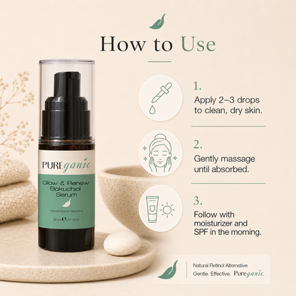 PUREganic Glow & Renew Bakuchiol Serum