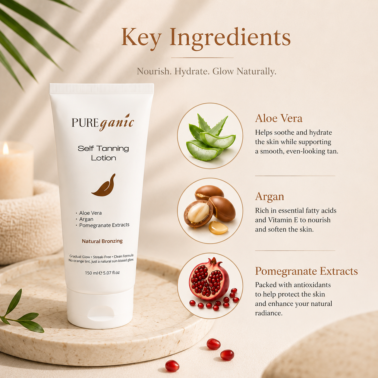 PUREganic Self Tanning Lotion