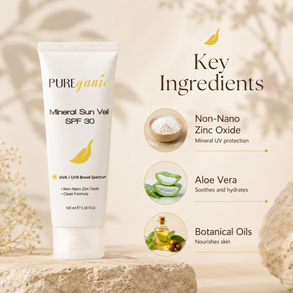 PUREganic Mineral Sun Veil SPF 30