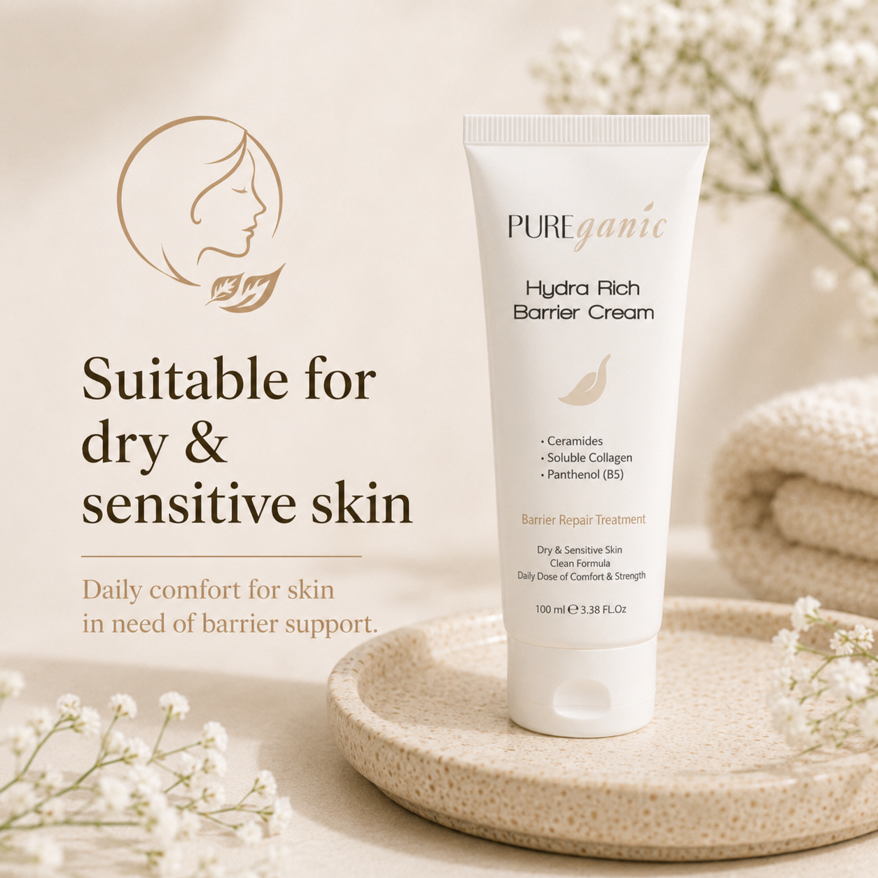 PUREganic Hydra Rich Barrier Cream